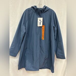 Mondetta Blue Hooded Soft-shell Jacket NWT -
XXL